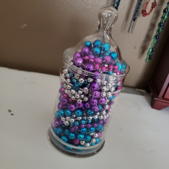 Kitchen Glass Candy Jar With Domed Lid Poshmark